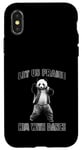 Coque pour iPhone X/XS Laissez-nous le féliciter avec Dance Panda Fun