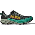 Löparskor Hoka Trailrunning Speedgoat 6 Black/aloe Vera 41 1/3