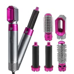 5 In 1 Hair Electric Hair Styler Hair Dryers Curler Straighteners Blow Dryer Brush Dry Set Rose EU