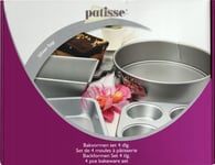 Patisse Patisse -  4 Form Do Pieczenia Silver-Top