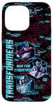 Coque pour iPhone 14 Pro Max Transformers War For Cybertron Hexagon Glitch Portraits