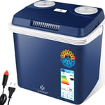 Glacière 32 l 12V Prise 230V Mini-réfrigérateur Glacière thermoélectrique 32 litres bleu marine - Kesser