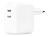 Apple strömadapter 2 x USB-C 35 Watt