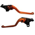 ACCOSSATO Paire de leviers orange pour Yamaha XJR 1300/Racer de 2004 à 2016 (CC 1300)