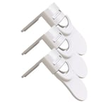 Serrures de sécurité pour bébé MELLock,armoire à main anti-pincement,serrure de réfrigérateur blanche,protection des enfants - Type C13 white 3pcs