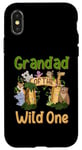 Coque pour iPhone X/XS Grandad Of The Wild One Zoo Famille Safari Jungle