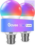 Govee RGBWW Smart Bulbs, WiFi LED Light Bulb with Music Sync B22, 54 Dynamic 60W