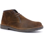 Chaussures Café Noir  CAFENOIR Stivaletto Polacchino Uomo Cuoio Marrone TE6001