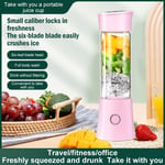 480Ml Portable USB Charging Fruit Shake Cup Home  Juicer Multi-Functional 1649