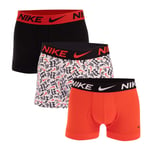 Nike Mens Dri-FIT Essential Micro 3 Pack Boxer Trunks in Multi colour - Multicolour material_polyester - Size Small