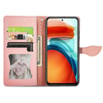 Xiaomi Poco X3 Gt Case kohokuvioitu Wing Of Dream Pu -nahkakuori ja korttipidike