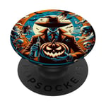 Mystérieux maître de potion d'Halloween PopSockets PopGrip Interchangeable