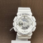 Casio G-Shock GA-110MW-7A Marine White Resin Analog Digital Men's Sport Watch