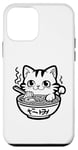 Coque pour iPhone 12 mini Ramen Cat Paradise Peluches et bols chauds