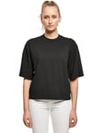 Urban Classics Women's Ladies Organic Oversized Tee T-Shirt, Black, Large