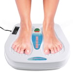 Feet Massager Foot Leg Vibration Blood Circulation Booster 9 Modes with Heated