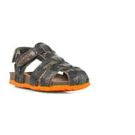 Geox Bébé Garçon B Sandal Chalki Boy Sandales, Military/Orange, 24 EU