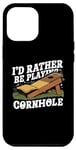 Coque pour iPhone 14 Plus Cornhole Player Corn Toss Bean Bag