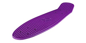 Ridge Skateboards Mini Cruiser Deck Plateau de Skateboard, Violett, 22" x 6", fabriqué au Royaume-Uni, 55cm