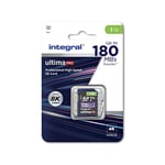 Integral 1TB Card 4K Video Read Speed 180MB/s and Write Speed 150MB/s MicroSDXC A2 C10 U3 UHS-I 180-V30 Micro SD Memory Card