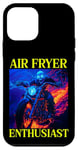 iPhone 12 mini Air Fryer Enthusiast Ironic Skeleton Air Fryer Case