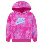 NIKE Kids Printed Club Hoodie 3-4 Years Rosa