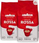 Lavazza Qualità Rossa Coffee Beans 1kg, Medium Roast, 2-Pack Fresh & Rich