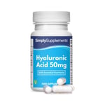 Hyaluronic Acid 50mg * 60 Capsules * High Strength * New & Improved Formula