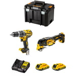 Kit DWK206 (DCD796 DCS355 2 x 2,0 Ah DCB107 tstak vi) - Dewalt