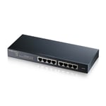 ZYXEL GS1900-8 V2, 8 PORT GBE L2 SMART SWITCH, DESKTOP, FANLESS (GS1900-8-EU0102F)