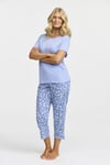 Damella of Sweden Ebba Bambu Pyjamas Blå XL