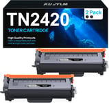 TN2420 Toner Cartouche de Toner Compatible pour Toner Brother TN2420 TN2410 pour DCP-L2530DW HL-L2350DW MFC-L2710DW MFC-L2730DW HL-L2310D MFC-L2710DN MFC-L2750DW DCP-L2550DW DCP-L2510D (2 Noir).[G132]