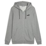 PUMA Essentials No. 1 Logo Full-zip Hoodie Men, storlek X-Small