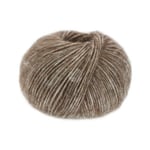 Lana Grossa Natural Alpaca Pelo Garn 008 MÃ¸rkebrun Flekket