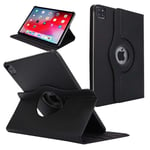 iPad Pro 13" (M4) 360° Smart Skal Fodral Case PU-Läder Svart svart