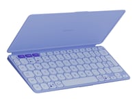 Logitech Keys-To-Go 2 - Tangentbord - Inbyggt Skydd - Trådlös - Bluetooth Le - Qwerty - Usa, Internationellt - Lila