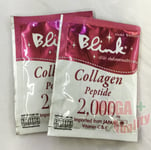 2x Blink Collagen Peptide 2,000 mg Super Strength Whiten Vitamin CE Powder 5g