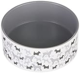 ARQUIVET Gamelle en céramique "Chien" - 20 cm - Récipient de nourriture pour animaux de compagnie - Plat d'alimentation en céramique pour chiens et chats