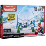 CIRCUIT DE VOITURES DELUXE MOTORISÉ À LOOPING CONTINU MARIO KART 8 + 1 VÉHICULE