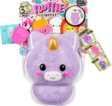 Fluffie Stuffiez Small Collectible Plush - UNICORN - Suprise Reveal Unboxing wit