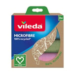 Chiffon en microfibres Vileda 168310 Microfibre 3 Pièces [3 Unités]