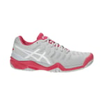 Asics Resolution 7 Glacier Grey/White/Rouge Red Size 37, 38