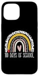 iPhone 15 100 Days Of School Teacher Rainbow 100th Day Of School Kids Case