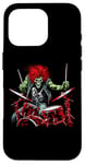 Coque pour iPhone 16 Pro Kit de batterie Rock and Roll Band Rock On Drum du batteur Skeleton Guy