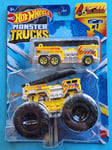 5 Alarm + 5 Alarm 🔥 1:64 Hot wheels Monster Trucks truck Fire pompiers echelle