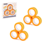 6-pack ANTI-STRESS MAGNETISKA RINGAR Heta magnetiska freestyler-ringar