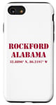 Coque pour iPhone SE (2020) / 7 / 8 Rockford Alabama Coordonnées Souvenir