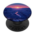 Grand Canyon At Dawn Vintage Paysage graphique PopSockets PopGrip Adhésif