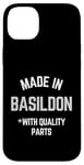 Coque pour iPhone 14 Plus Made In Basildon Slogan humoristique Born In Basildon