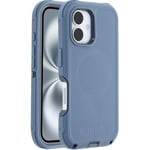 Otterbox Coque Defender Series MagSafe pour iPhone 16, Antichoc, résistante aux Chutes, Ultra Robuste, Coque de Protection, supporte 7X Plus de Chutes Que la Norme Militaire, Bleu